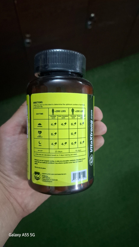 بی سی ای قرصی ۲۴۰ تایی برند vx